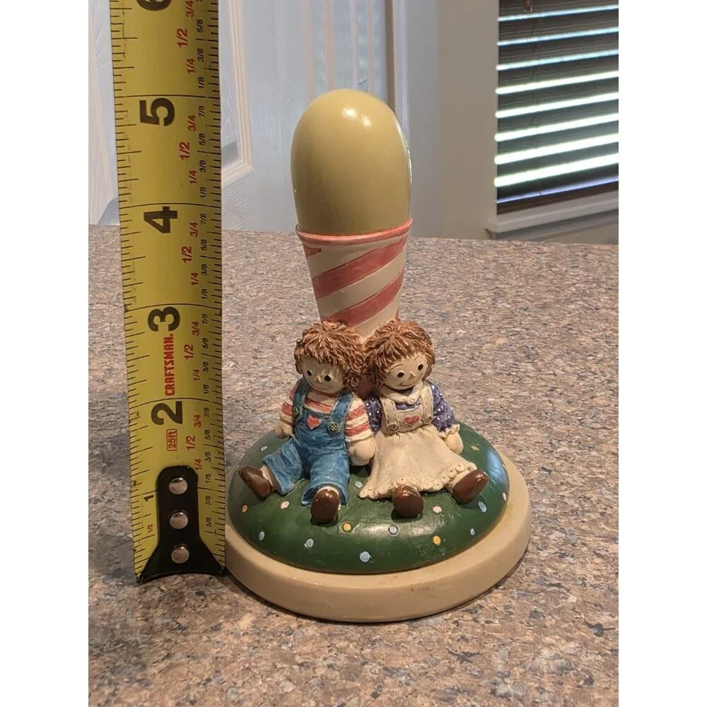 Brown Bag Cookie‎ Art Raggedy Ann & Andy Stamp Mold #36 Rag Dolls 1995 Vintage